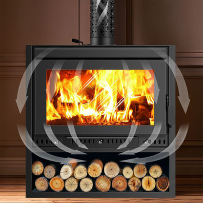 Indoor wood burning fireplace Hot 1