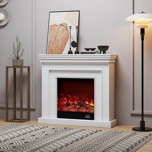 French style simple simulation electronic fireplace